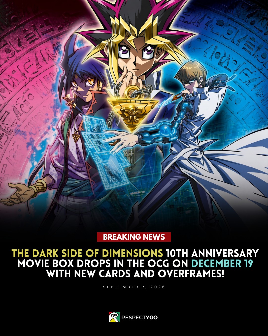 Yu-Gi-Oh! The Dark Side of Dimensions 10th Anniversary Movie Box