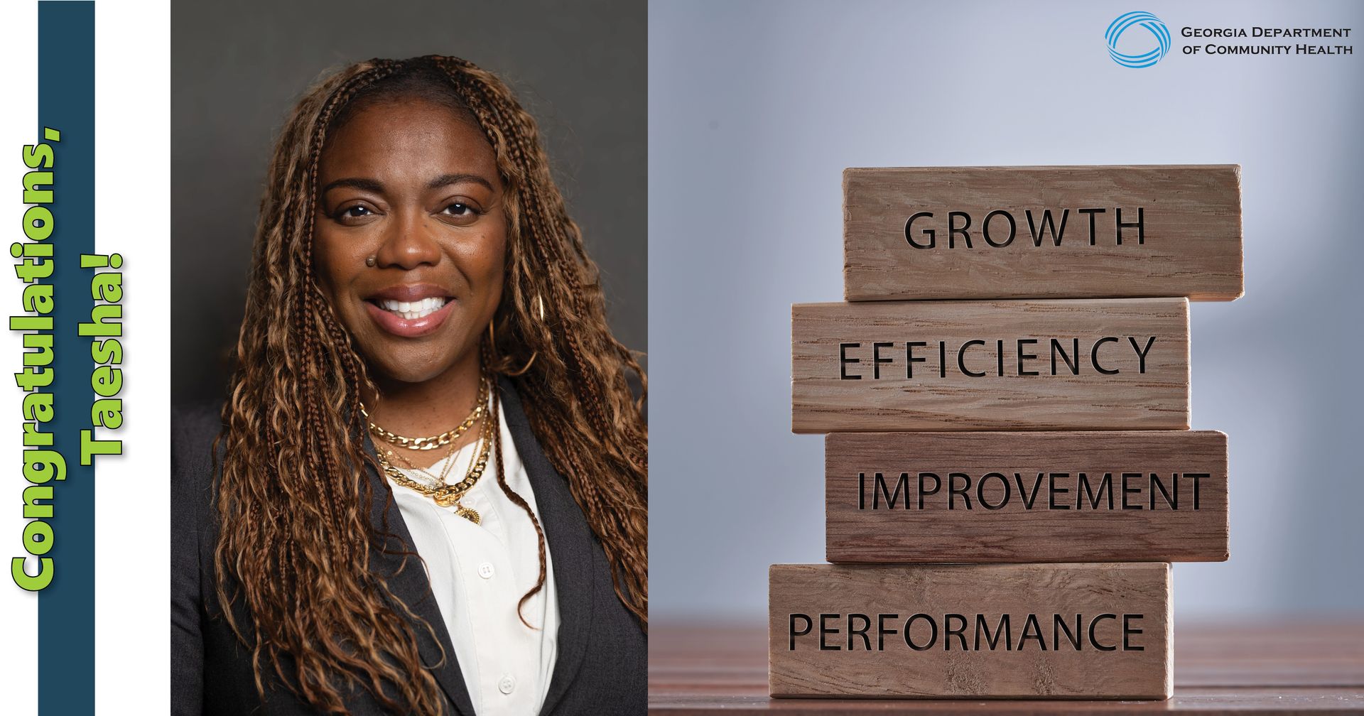 Congrats to Taesha Ward, DCH's director of programs and community