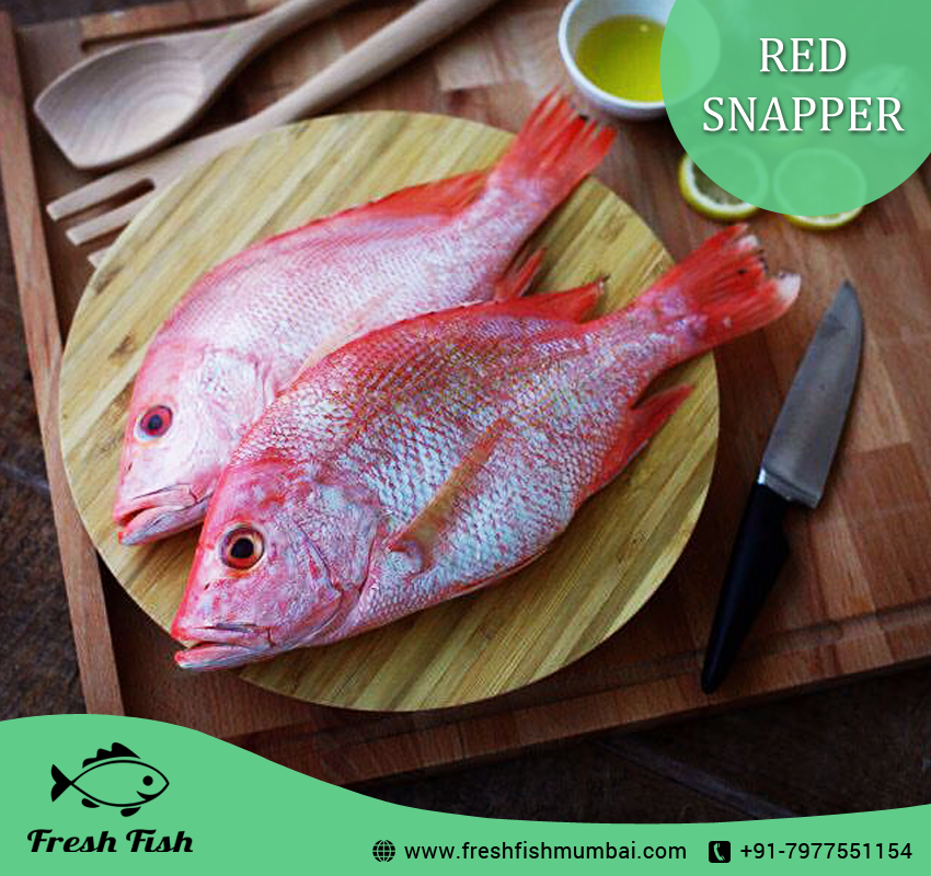 Fresh Fish - Red Snapper is admired for its firm texture and a sweet ...