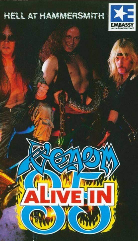 Live From London” — the live video (DVD) by Venom, released on May