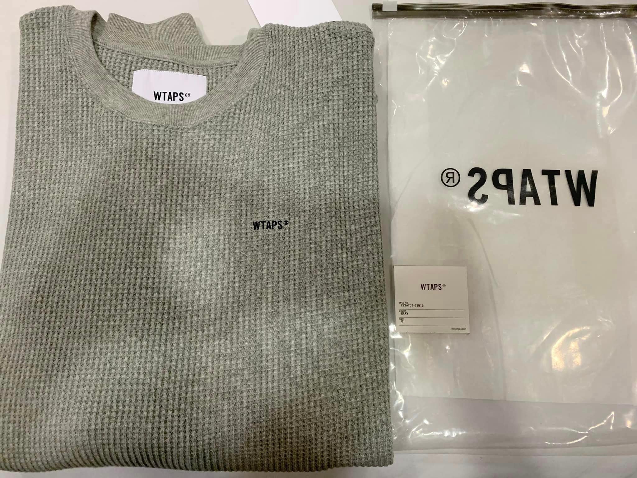 目的】：出售【商品名稱】：WTAPS 22AW WAFFLE / LS / COTTON. LOOSE 