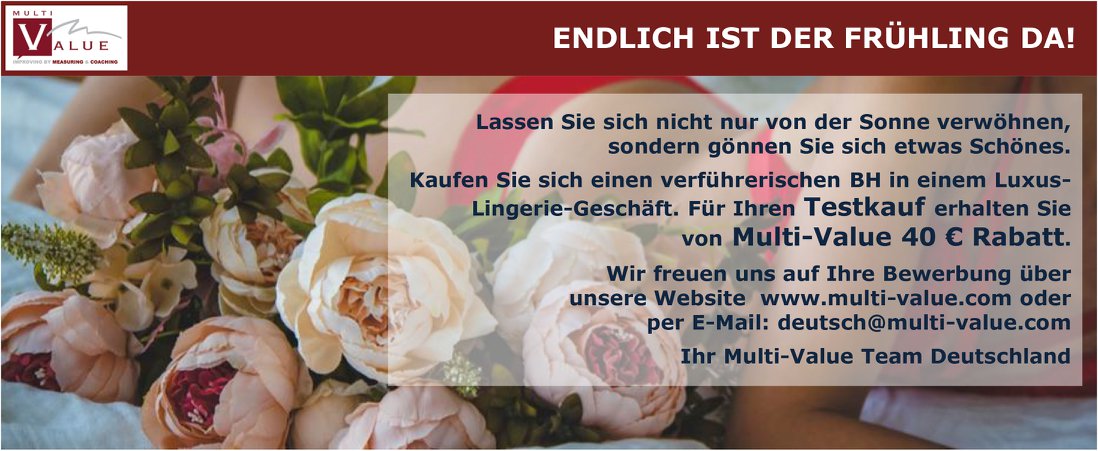 Multi Value Der Fruhling Kommt Bestimmt Und Mit Ihm Das