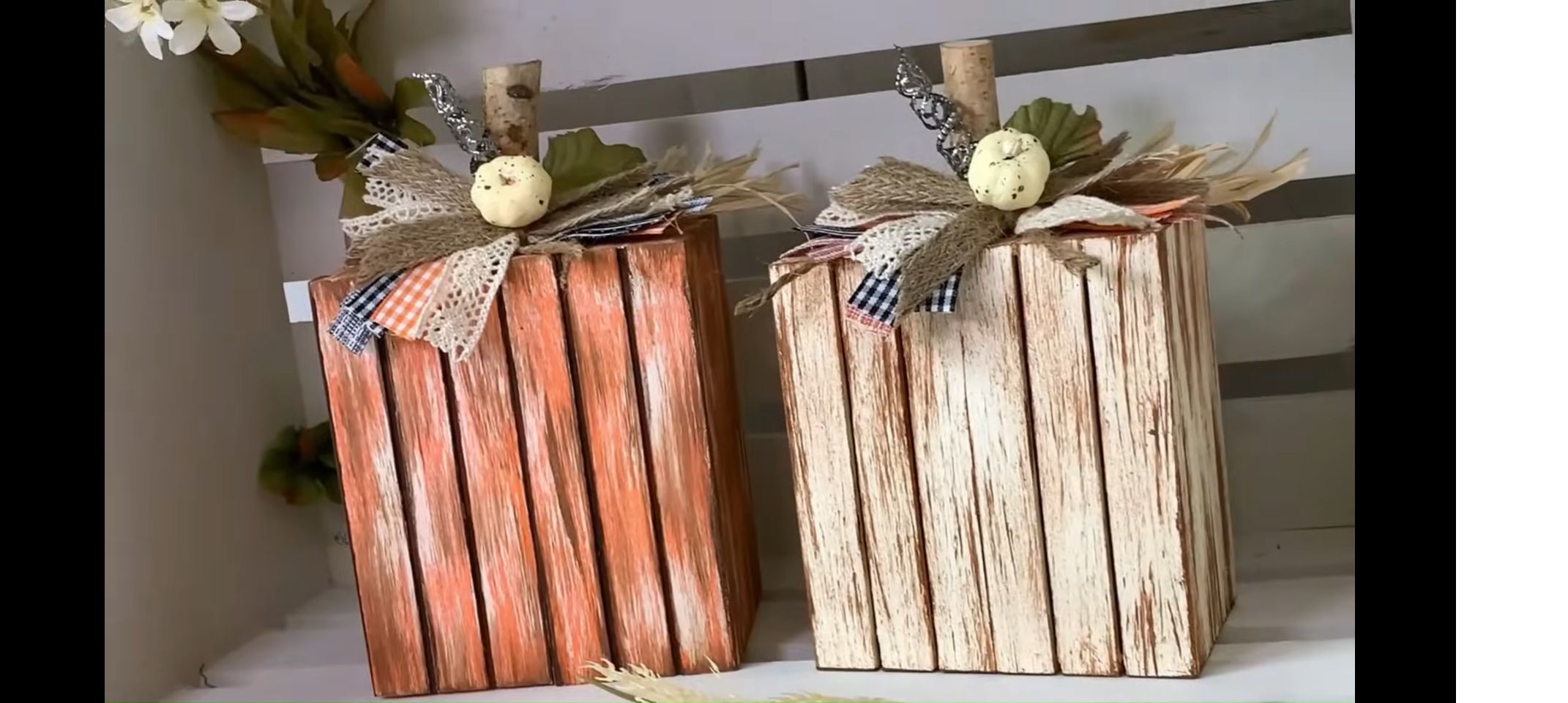 Test Craft: Mini Wood Crate Fall Pumpkins