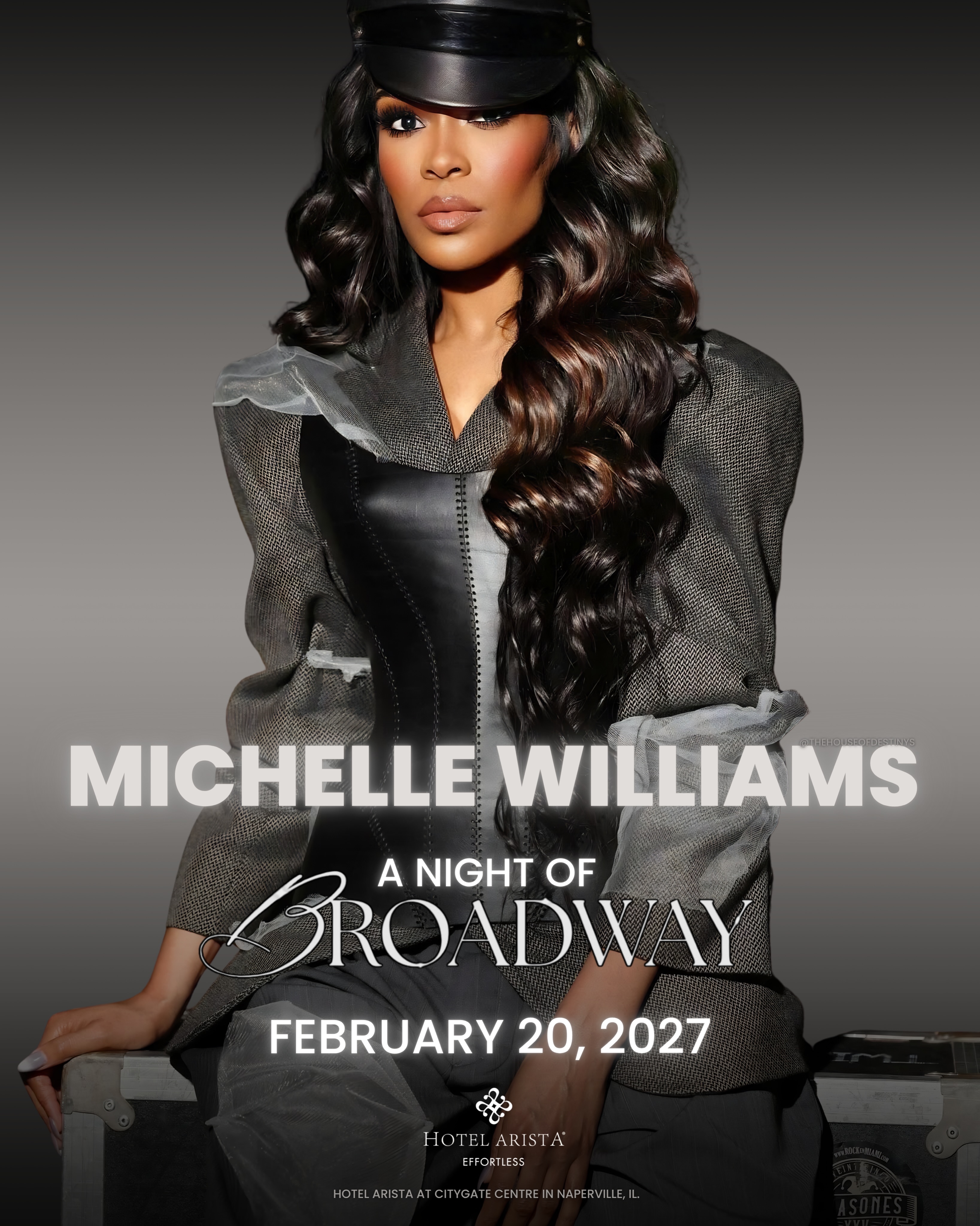 MICHELLE WILLIAMS | A NIGHT OF BROADWAY (Concert Poster by me