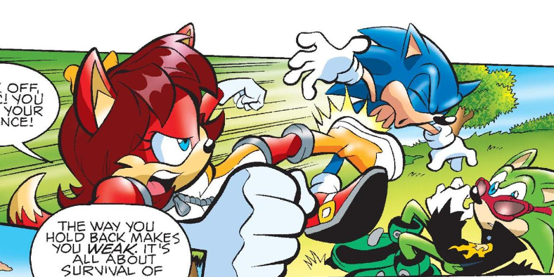 Scourge The Hedgehog And Fiona Fox