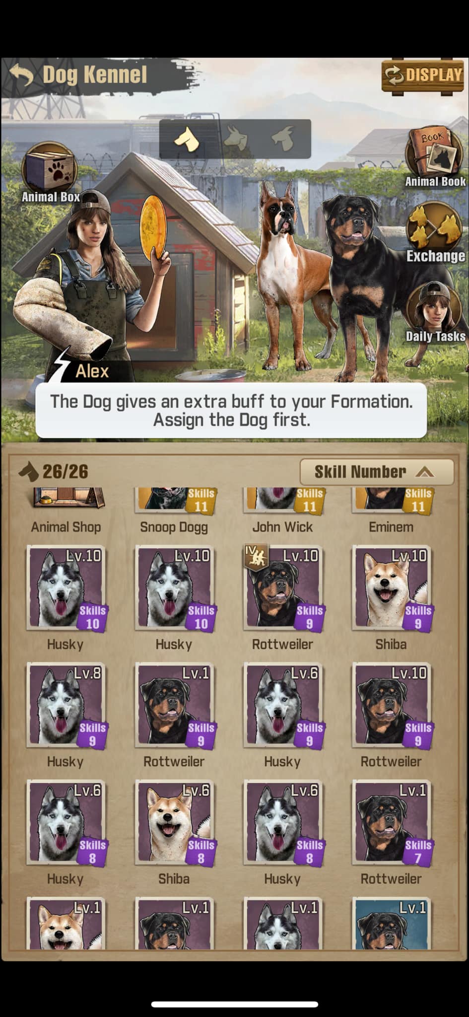 How to get an animal with more than 7 skills?