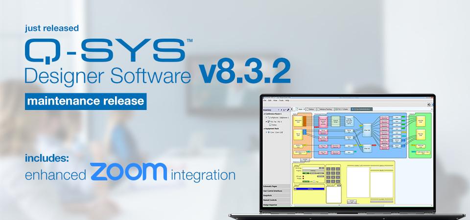 QSC Thailand - QSC Q-SYS Designer V8.3.2 พร้อมให้ทุกท่าน download กัน ...