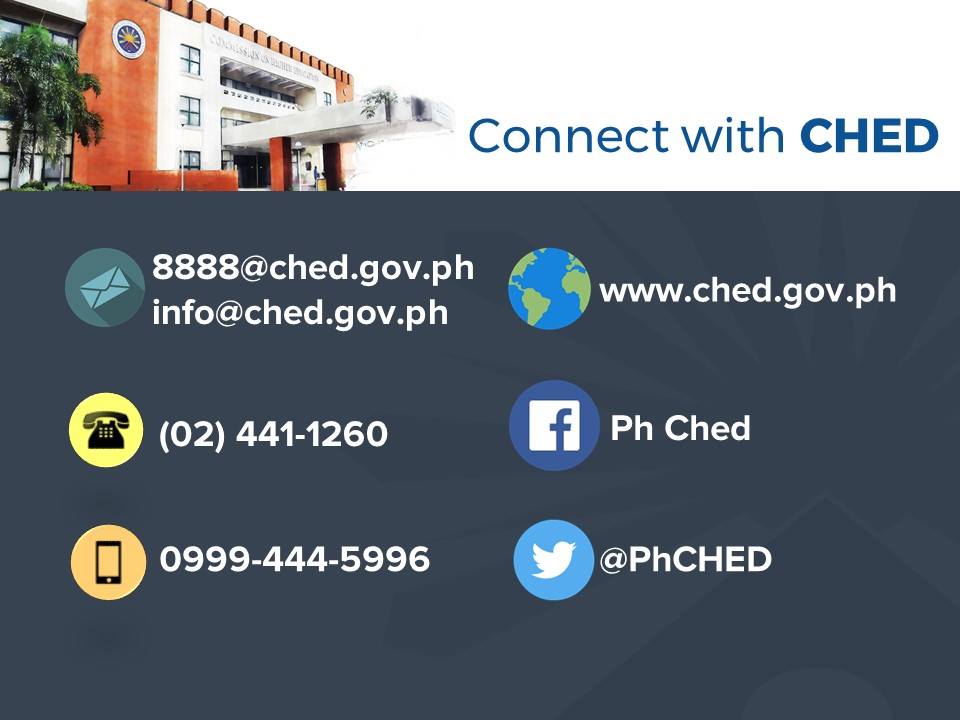 For higher... - Commission on Higher Education(CHED) | Facebook