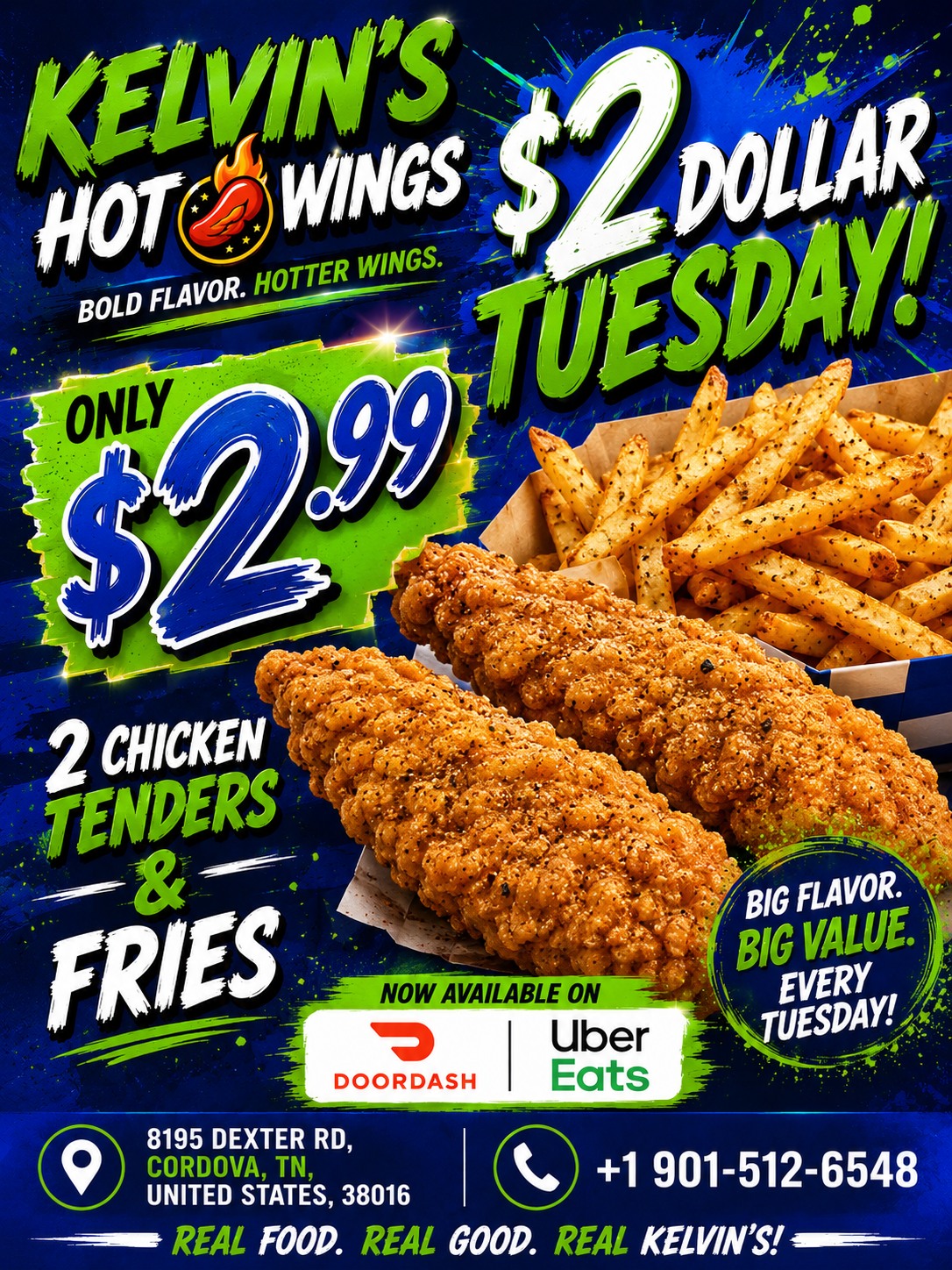Kelvin's Hot Wings Cordova | Cordova TN