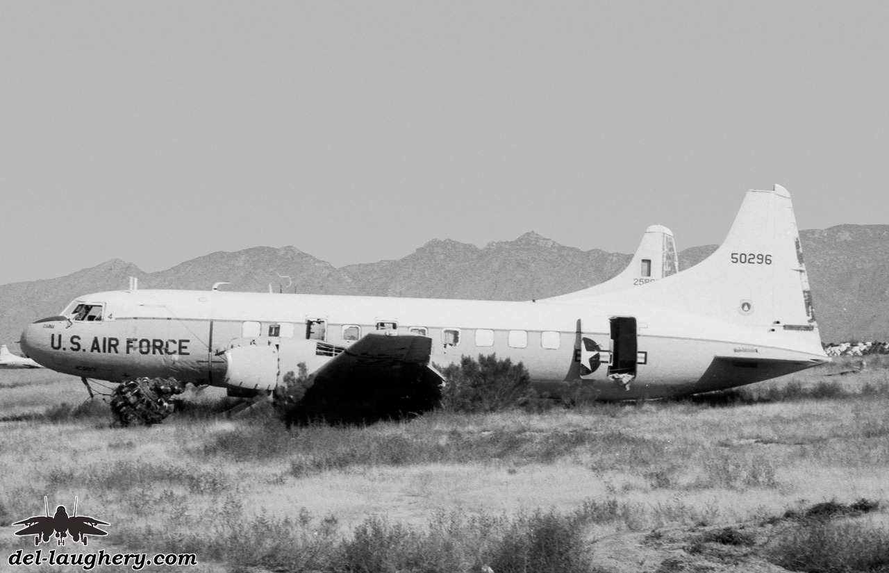 Boneyard - Convair C-131D, serial 55-0296 (with visible PCN 4CS001 ...