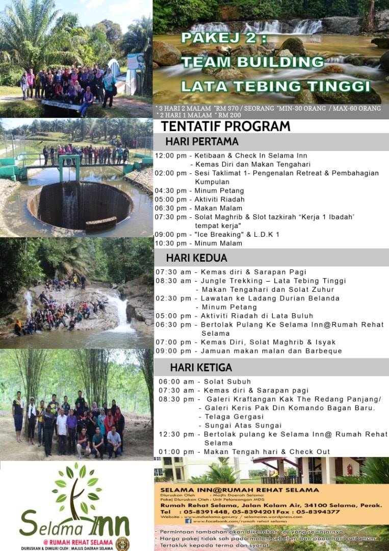 Senarai Pakej Yang Kami... - Selama INN at Rumah Rehat Selama
