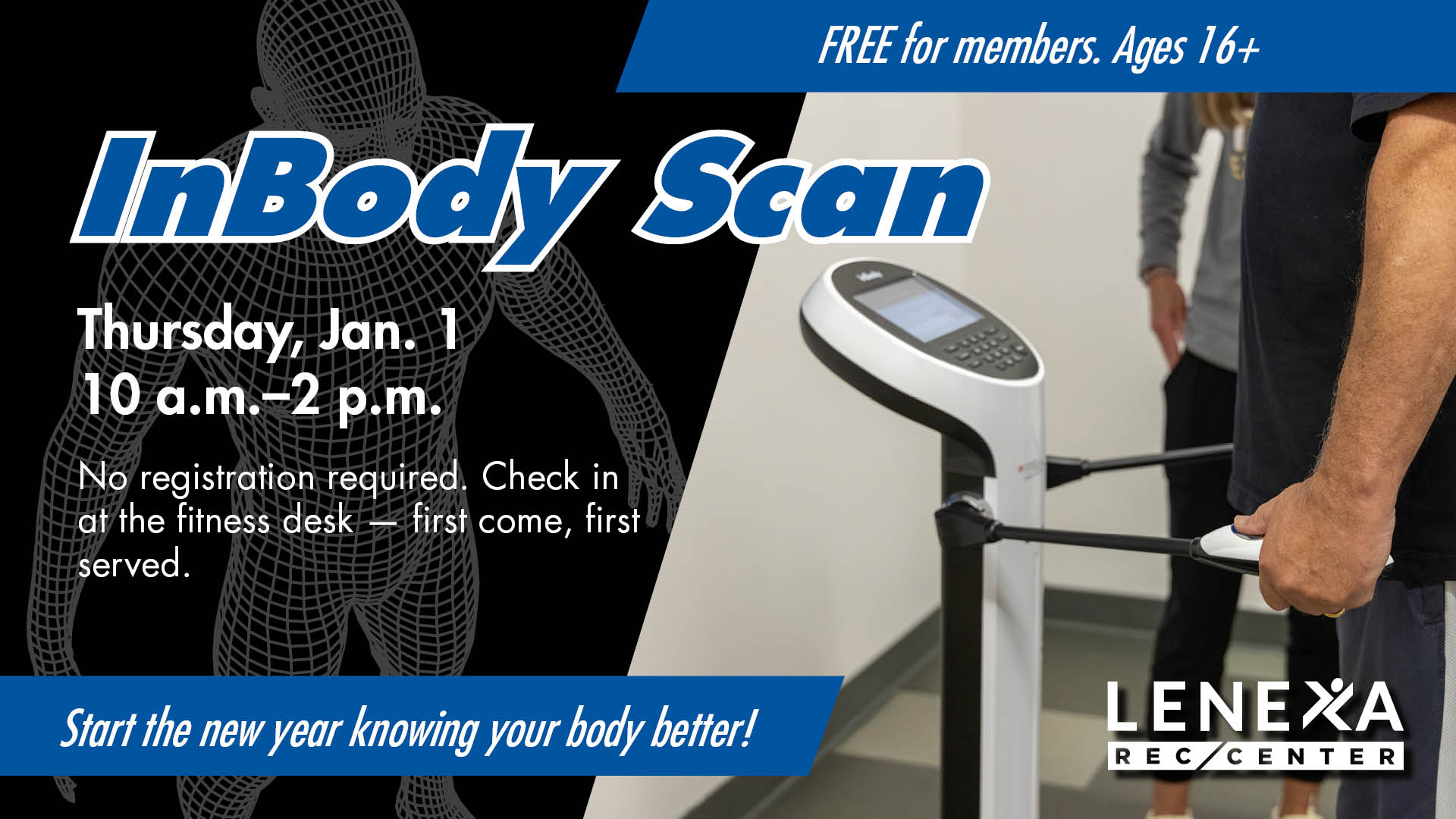 Free InBody scans (Members only)