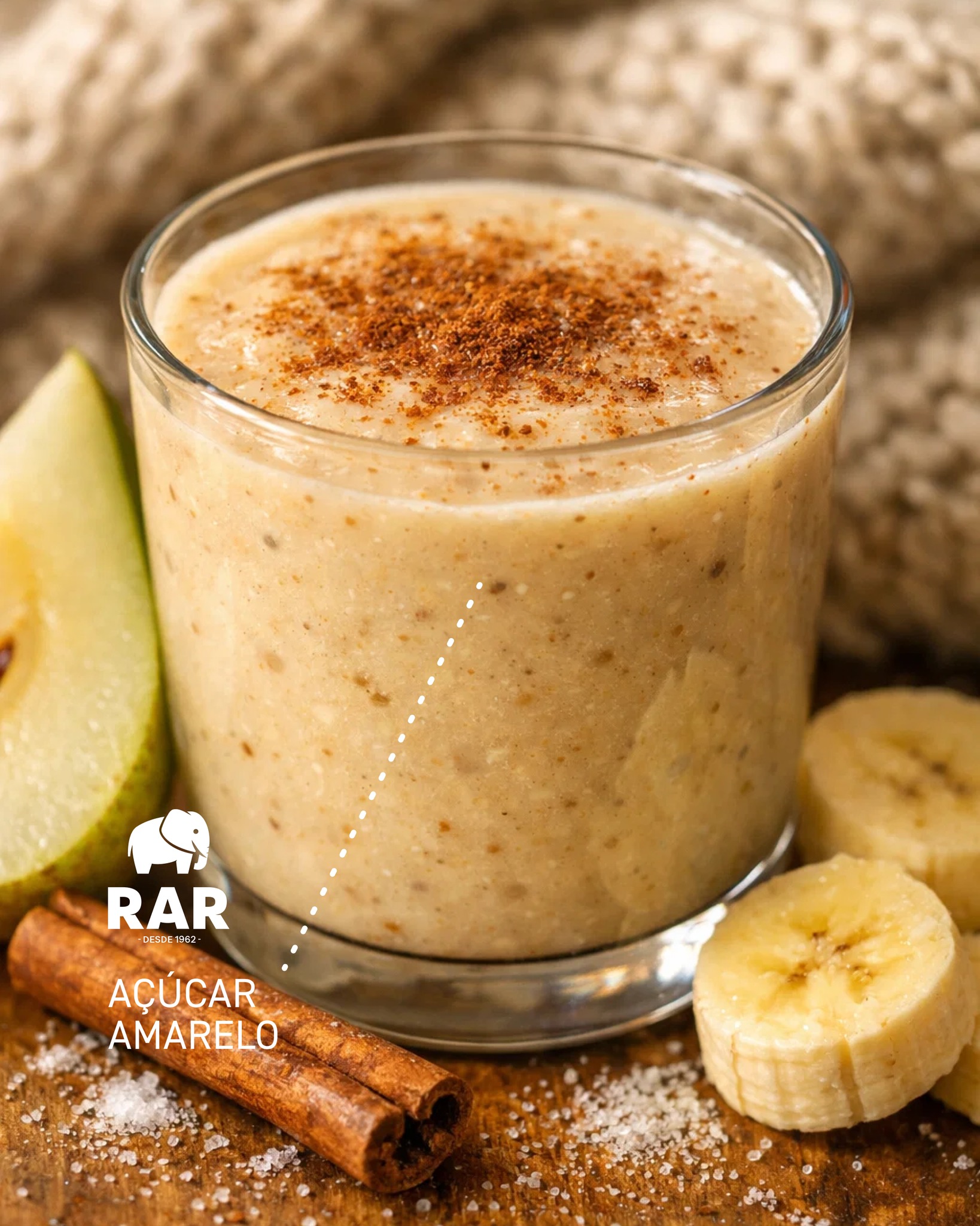 RAR Açúcar - 🍐 Batido de Inverno com Pera & Canela... | Facebook