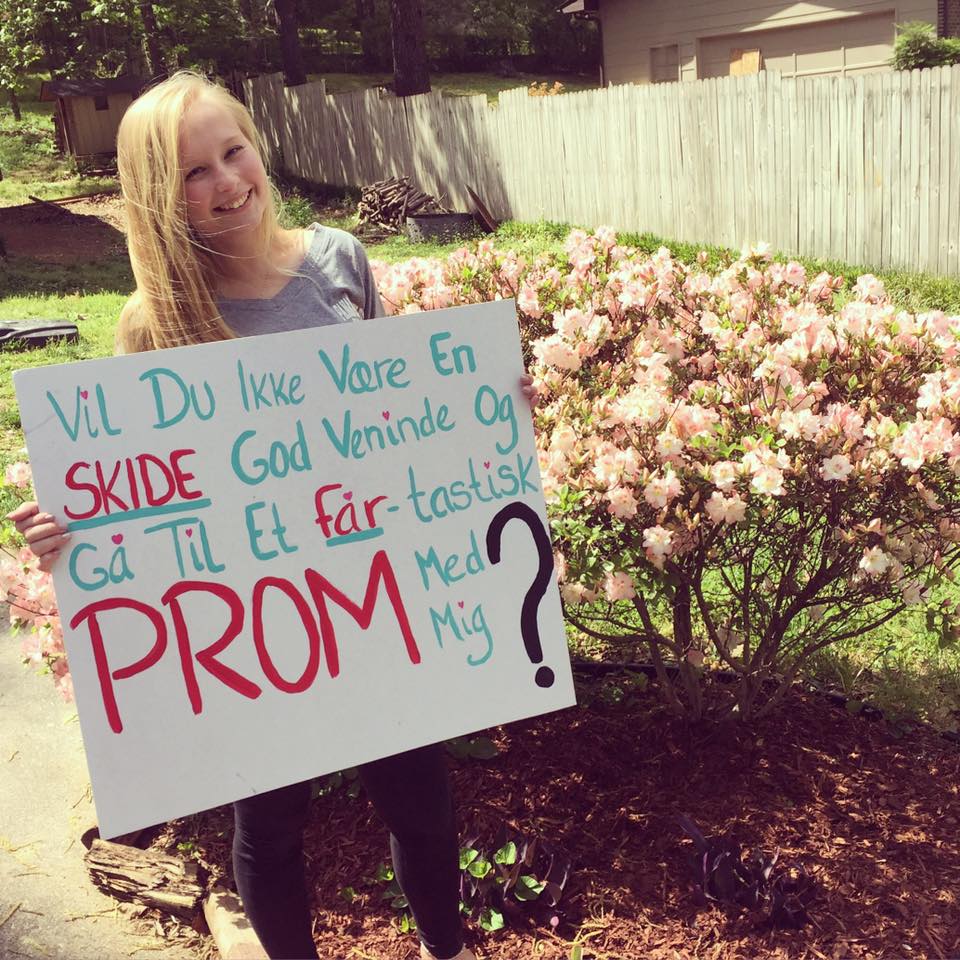 Prom sidste uge var en kæmpe... - Therese - Mit år i USA