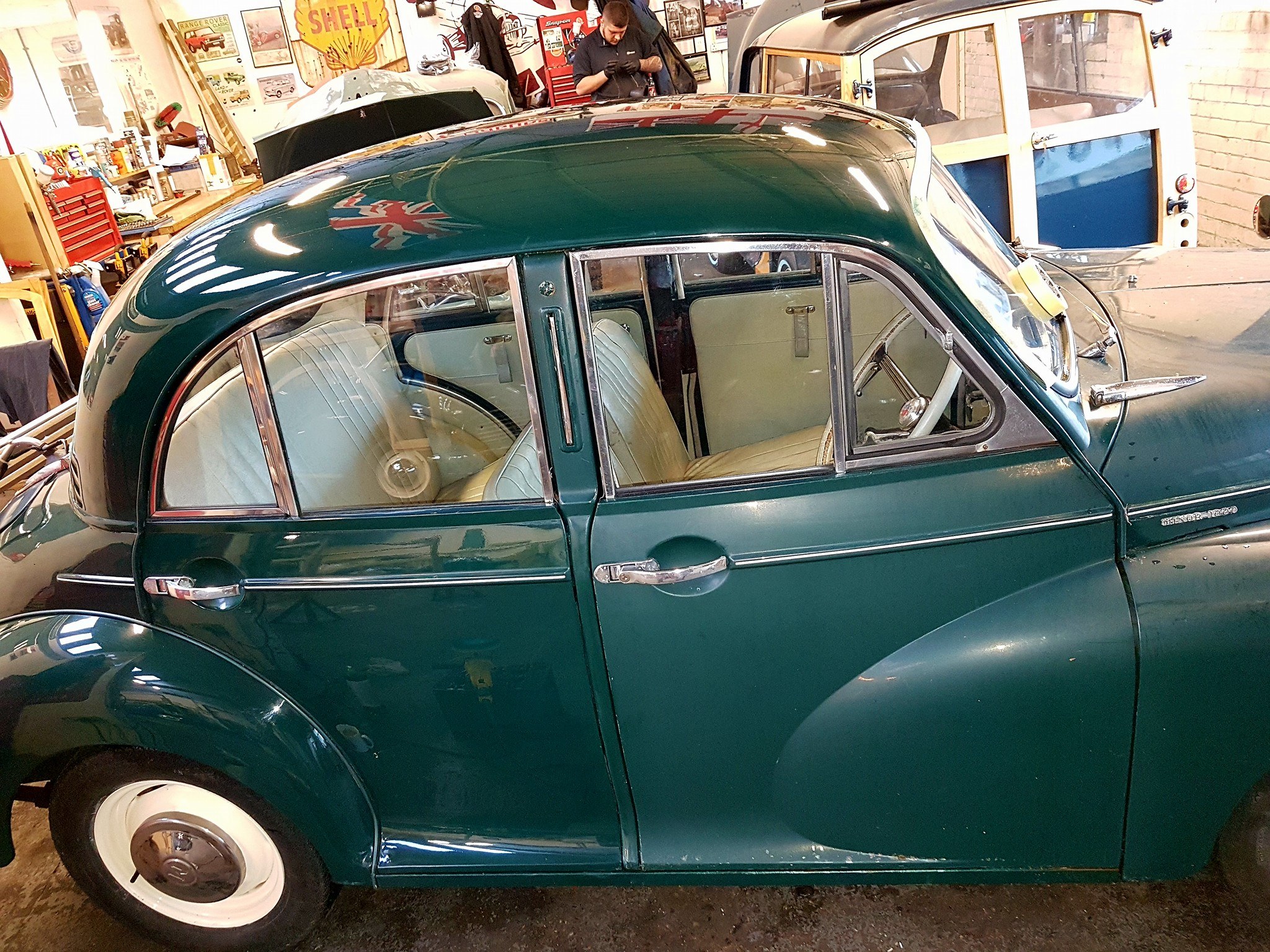 West Riding Classic Cars - Restoring original cellulose paint on this ...