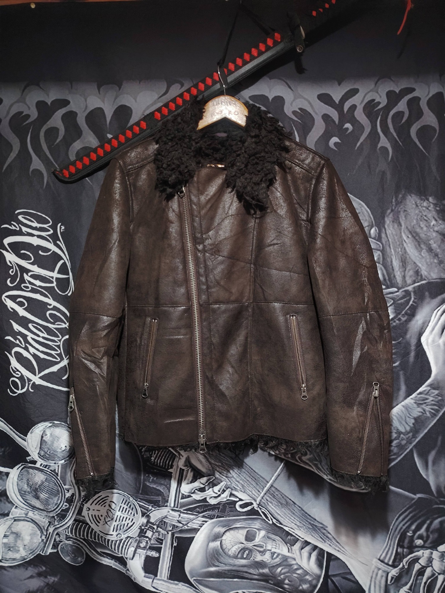 Y2K CUSTOM CULTURE LEATHER Y2K CUSTOM CULTURE SHERLING LEATHER 