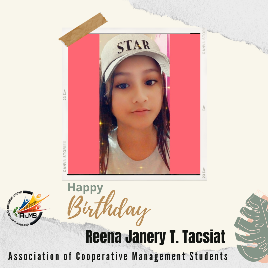 Happy Birthday to CBEA ACMS’s Friendly 1st-year student, Reena Janery T ...