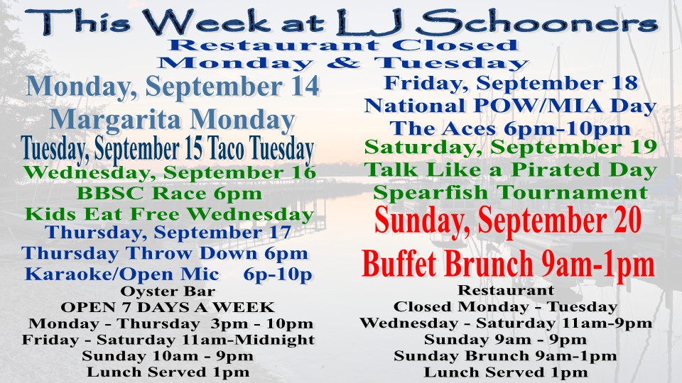 LJ Schooners Dockside Restaurant & Oyster Bar | Niceville FL