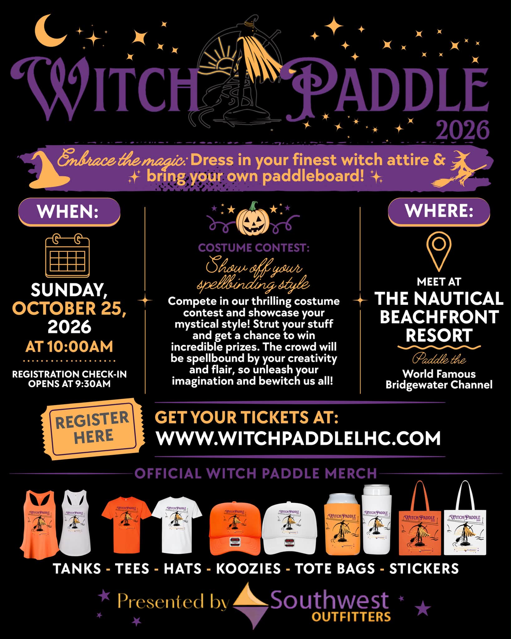 Witch Paddle 2026 event in Lake Havasu City, AZ