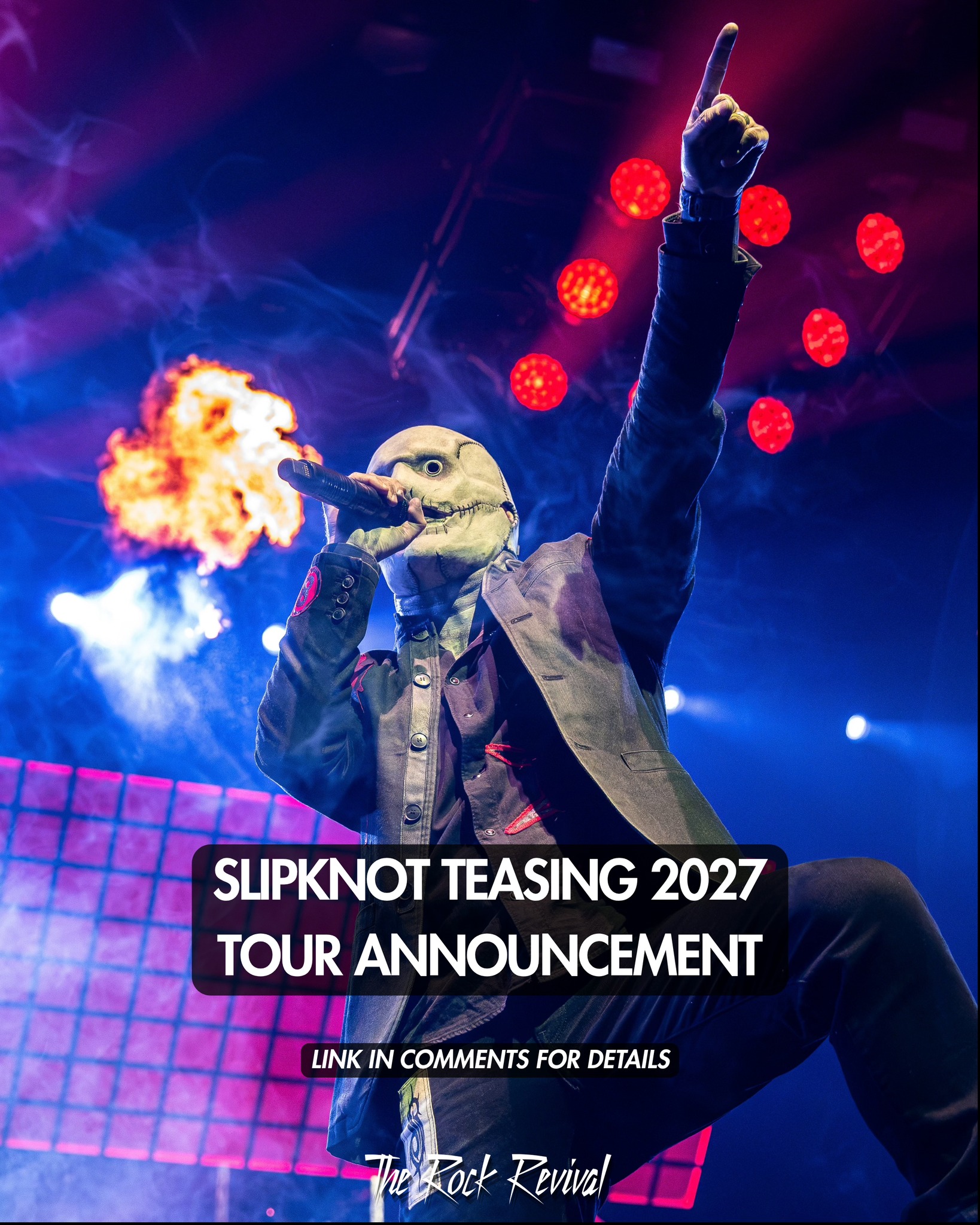 Slipknot teasing 2027 world tour after Arsenal single
