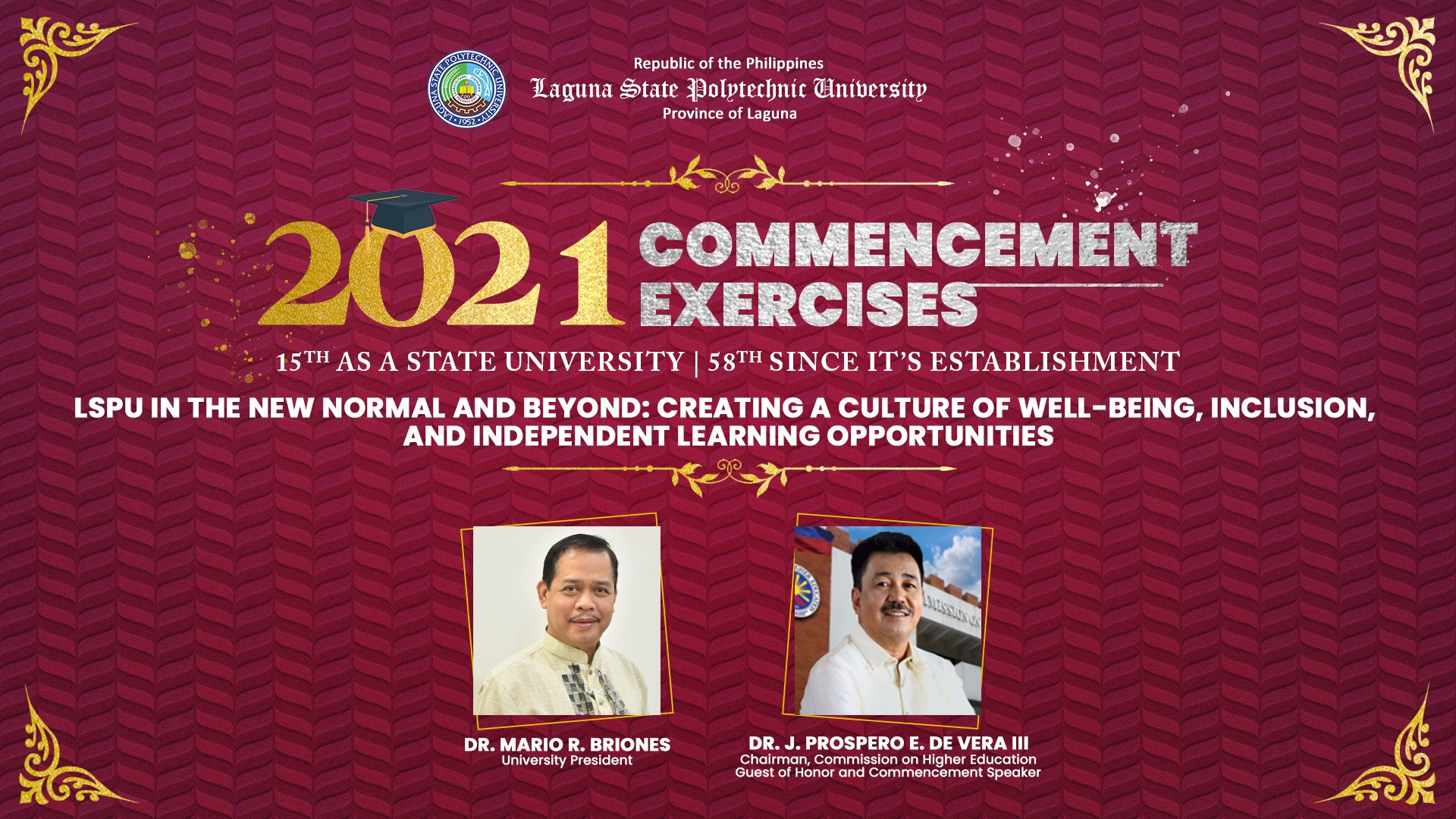 LSPU Main Campus Commencement Exercises 2021