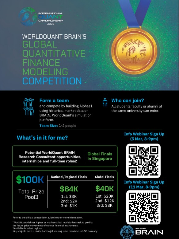 WorldQuant International Quant... - NUS Mathematics Society | Facebook
