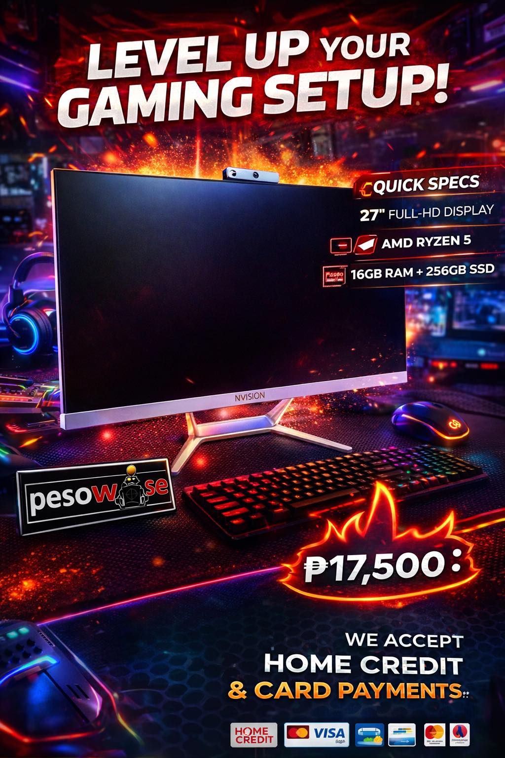 Pesowise - Looking for a reliable budget setup today? ⚡️The NVISION All ...