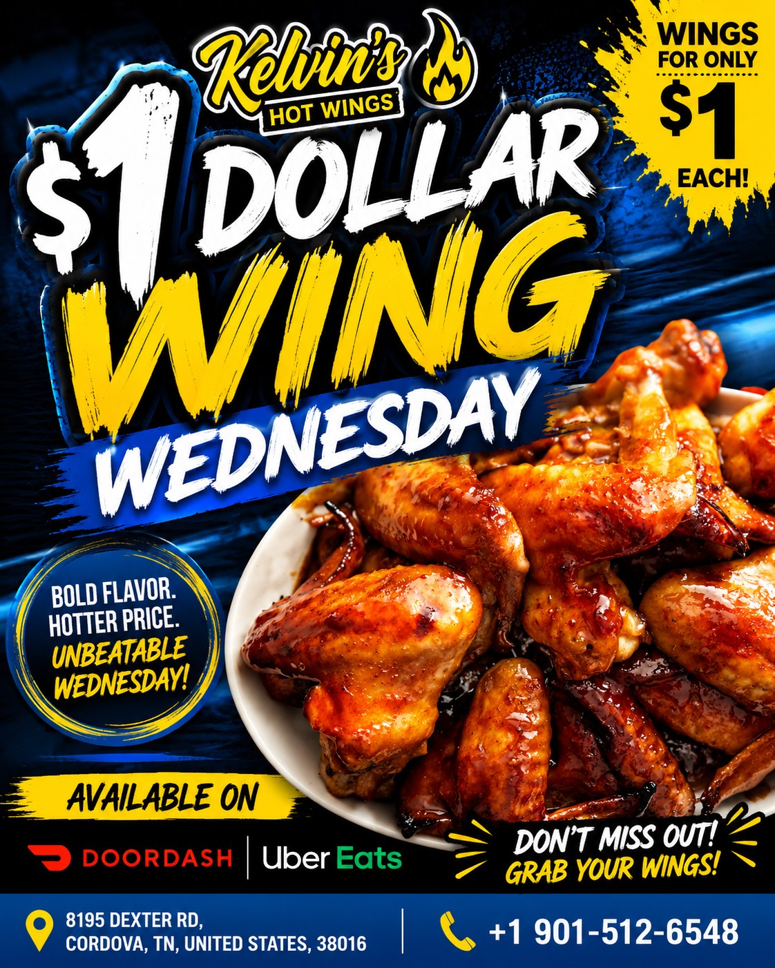 Kelvin's Hot Wings Cordova | Cordova TN