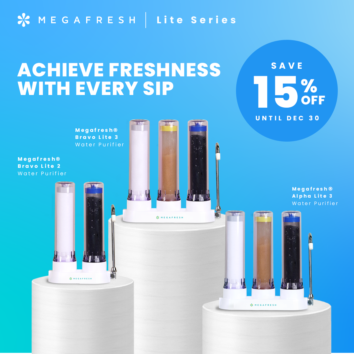 The perfect solution for... - Megafresh Water & Air Purifier