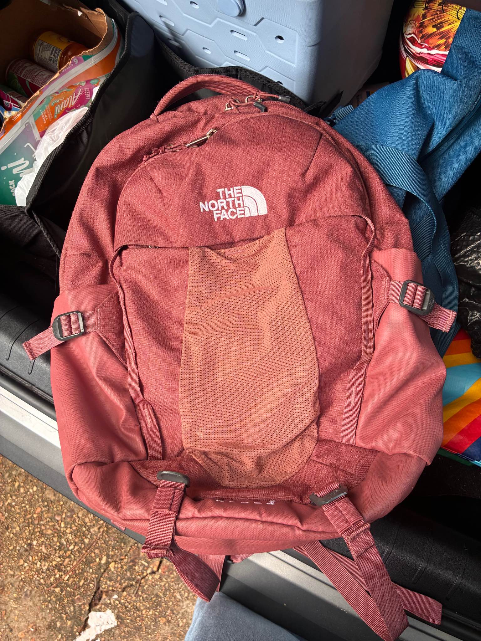 north face backpack pink clay The Women's Vault, OS, Marron Purple/Pink : Electronics The North Face Borealis Backpack is a spacious backpack for easy hauling Durable The North Face backpack