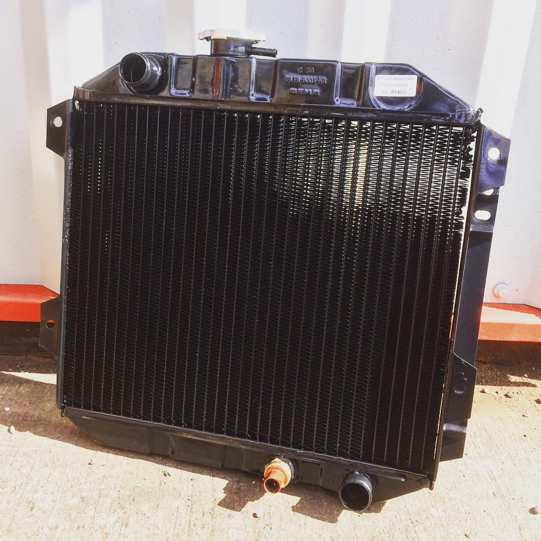 Applied Radiators Ltd - Robin Hood kit car radiator which has has been ...