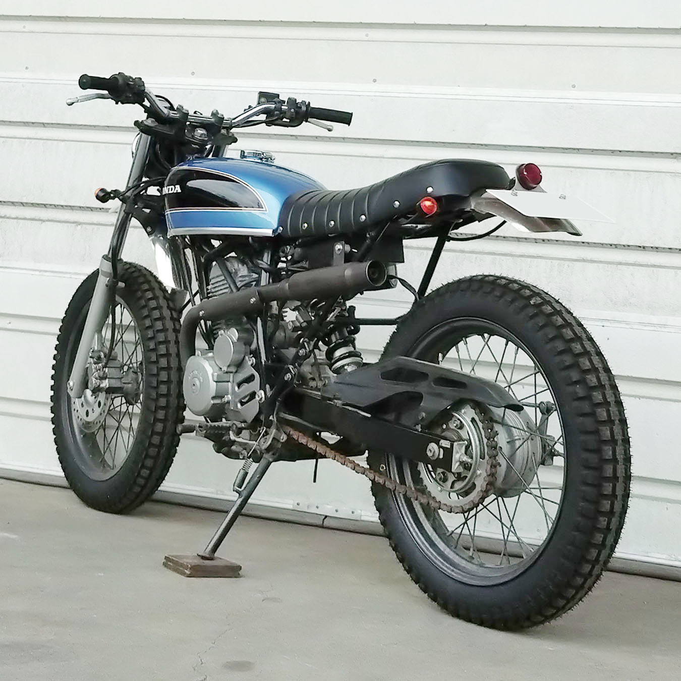 FTR223+CB223のシート周りの制作はあくまで自己満足用。 #cb223 #cb250