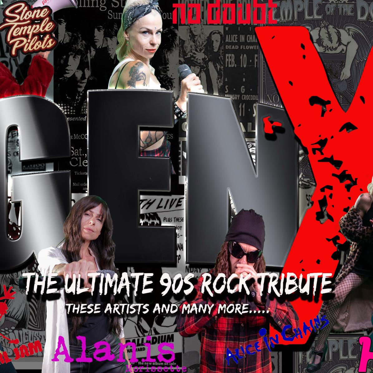 Gen X - The Ultimate 90's Rock Tribute | Winnipeg MB