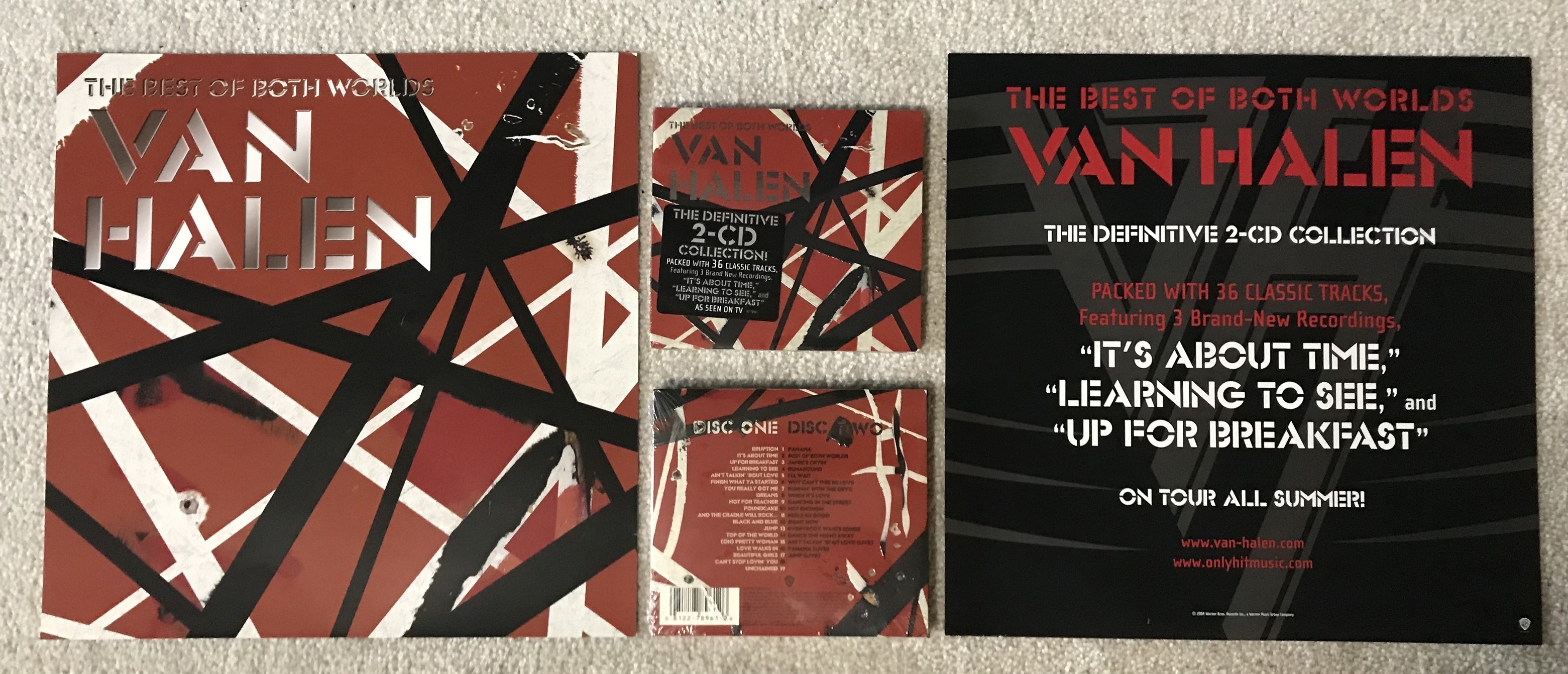 Van Halen's Best of Both Worlds album released 21 years ago