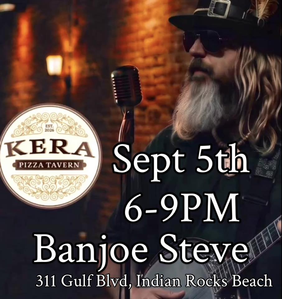 Banjoe Steve in IRB at Kera Pizza