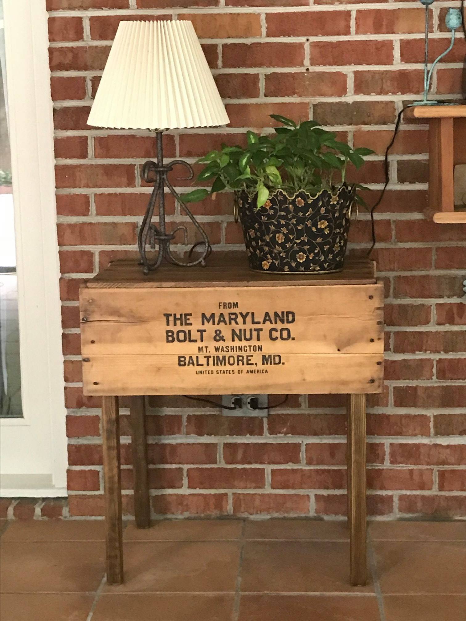 アンティーク雑貨 THE MARYLAND BOLT&NUT CO BOX 美術品・アンティーク・コレクション THE MARYLAND BOLT&NUT CO BOX