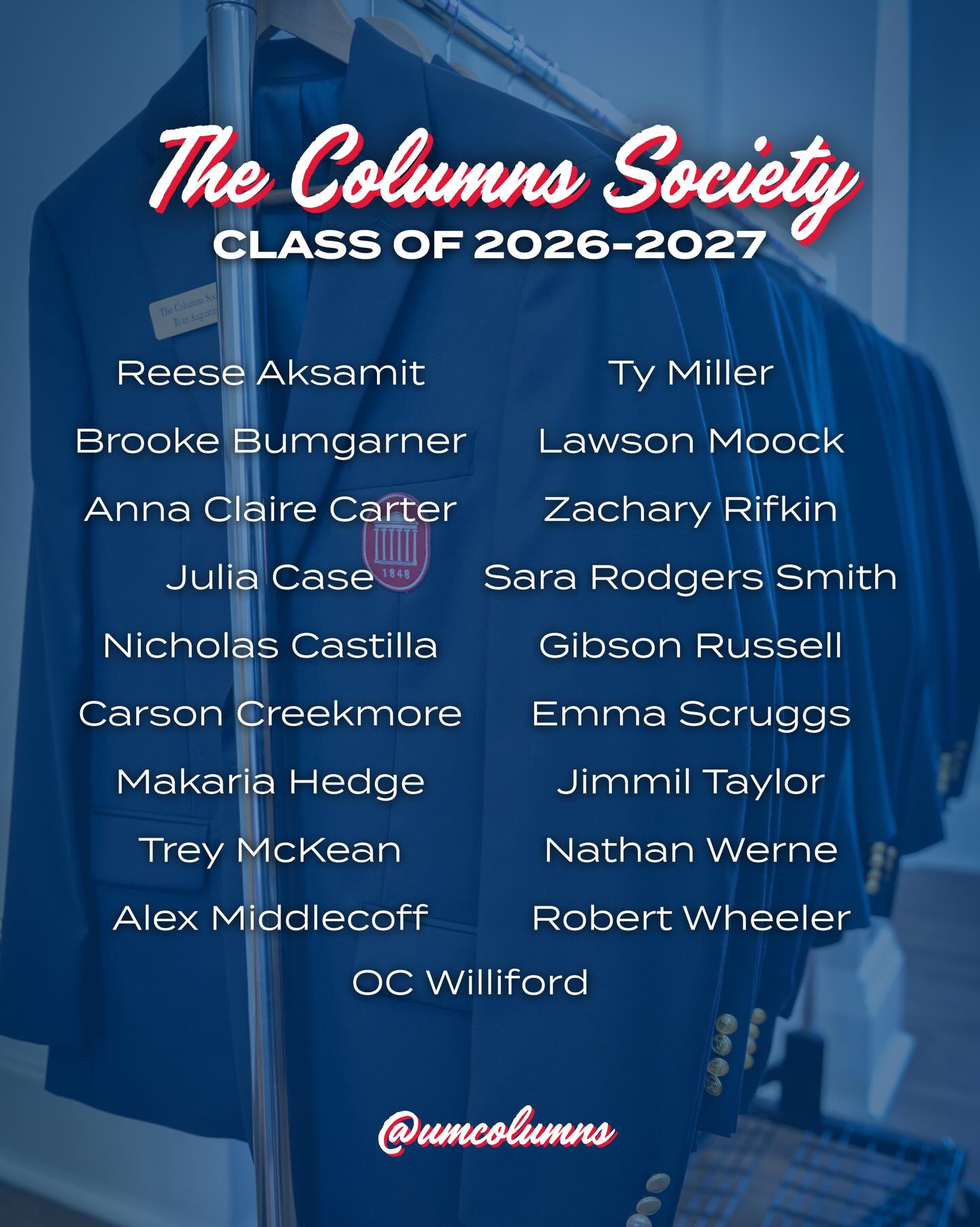The Columns Society | Oxford MS