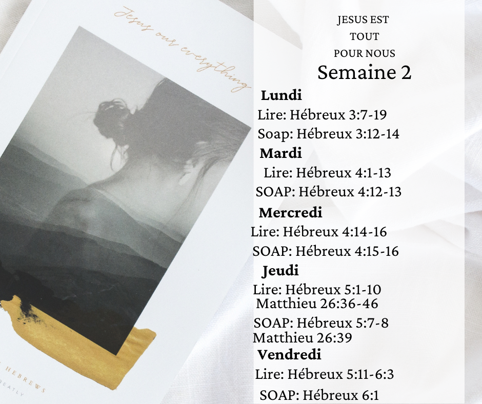 Notre plan de lecture... - Aimer Dieu de tout coeur - LGG