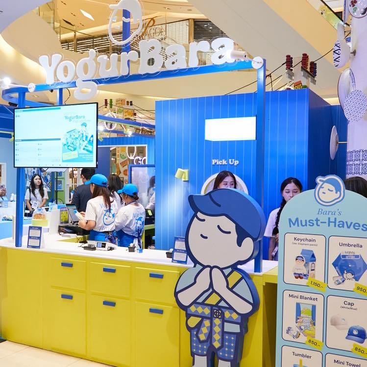 K_Music #K_Cafe #K_POP #K_Food There's a YogurBara Pop up store