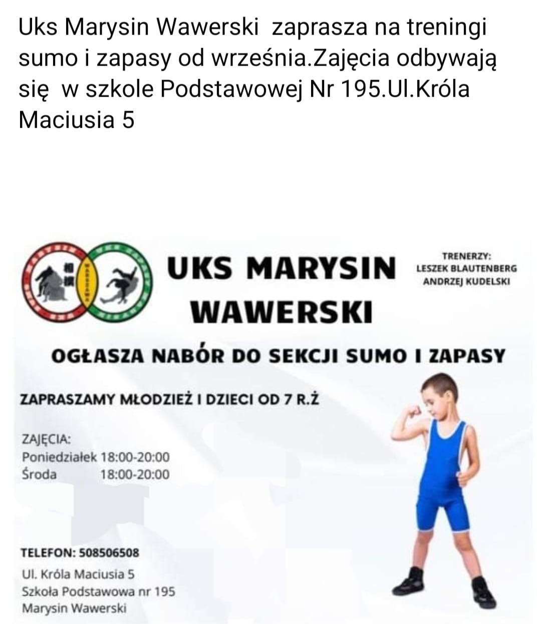 UKS Marysin Wawerski | Warsaw