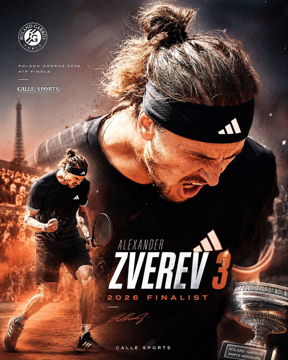 ALEXANDER ZVEREV IS ON TO THE FRENCH OPEN FINAL 🎾 The No. 2 seed