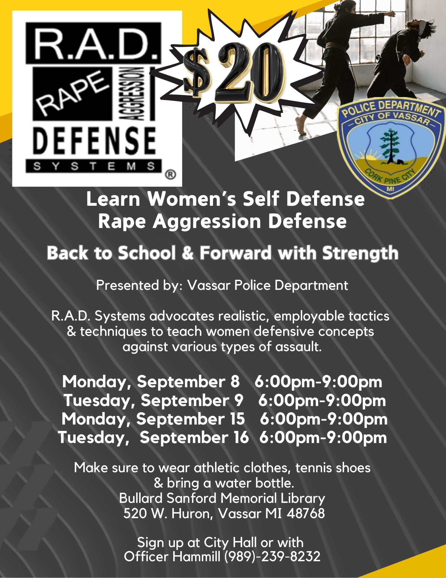 R.A.D Women's Self Defense Class
