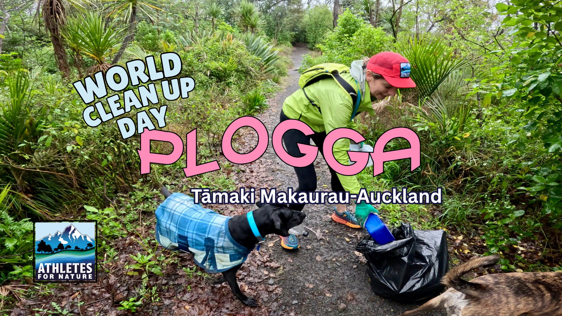 Plogga on World Cleanup Day - Mission Bay, Auckland