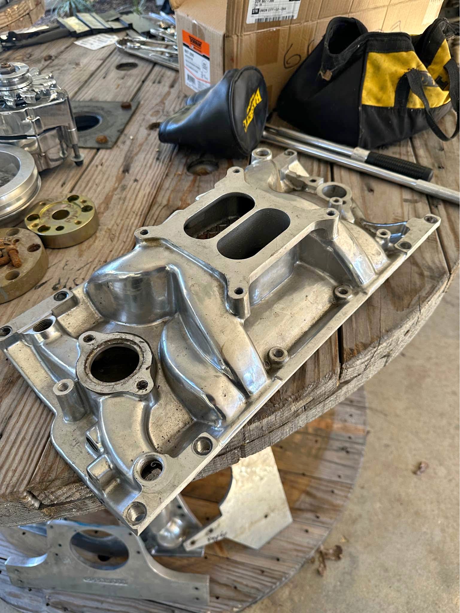 Aluminum polished intake - Car Engines & Engine Parts - Big Sandy ...