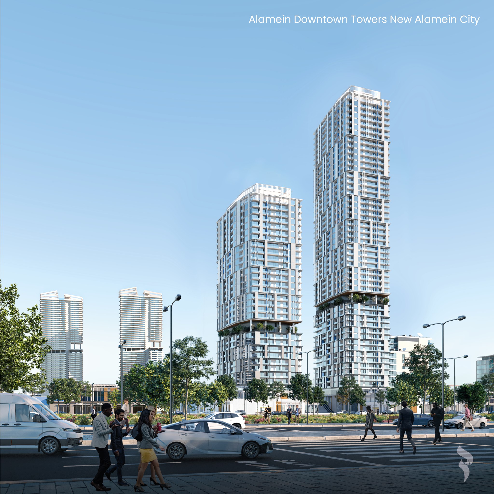 Pinnacle - Witness the evolution of Alamein Downtown Towers New Alamein ...