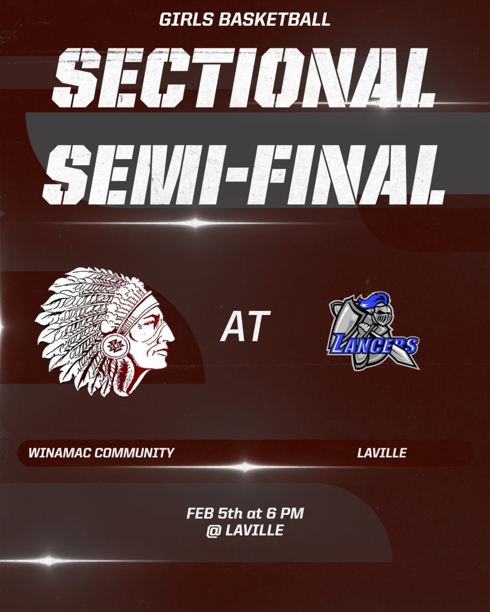 Winamac - 🏀SECTIONAL SEMI-FINAL!🏀 Girls Basketball is headed back to ...