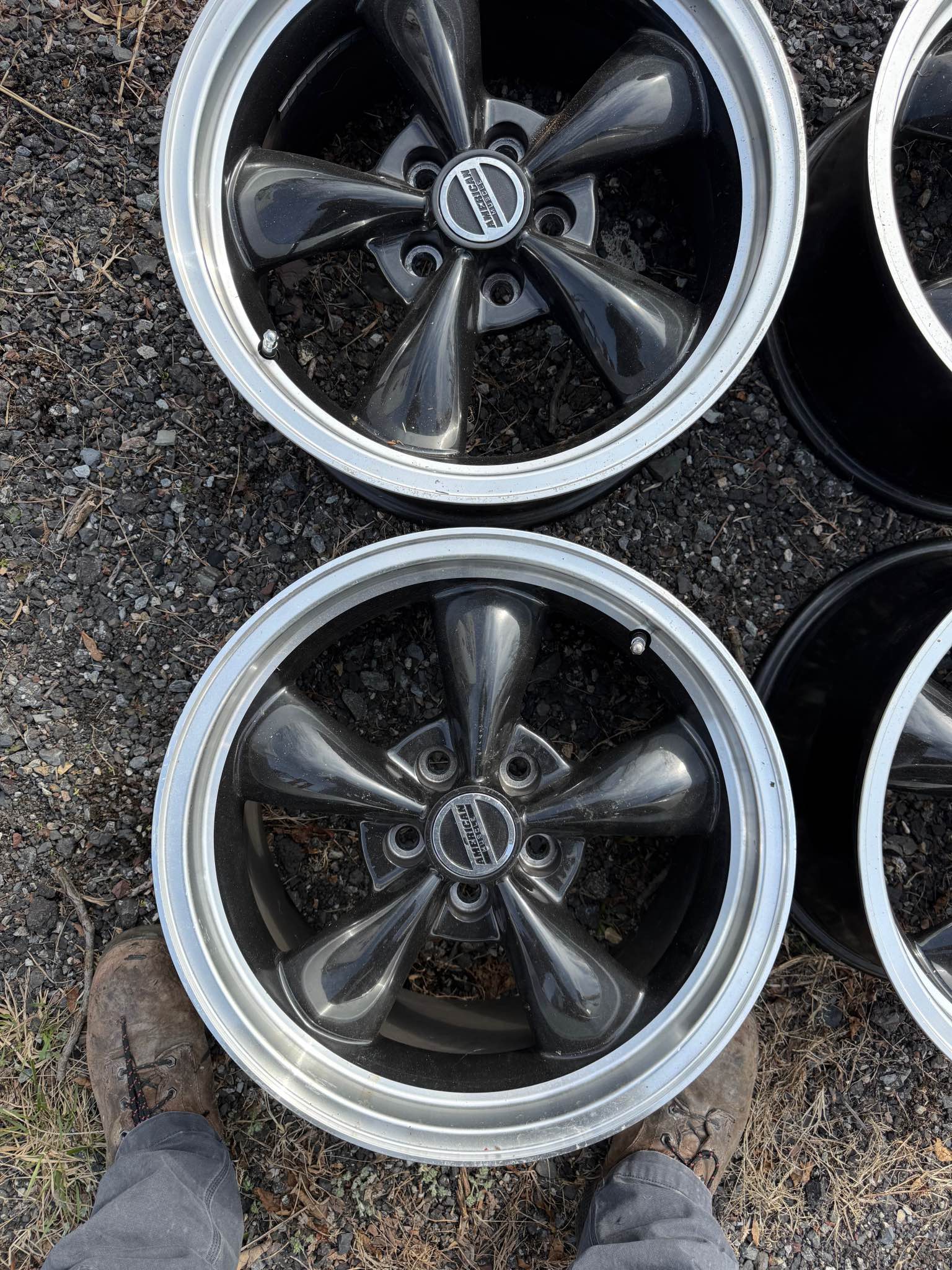 mustang rims 17 x 9, 5 on 4 1/4 bolt pattern - Car Wheels, Tires ...