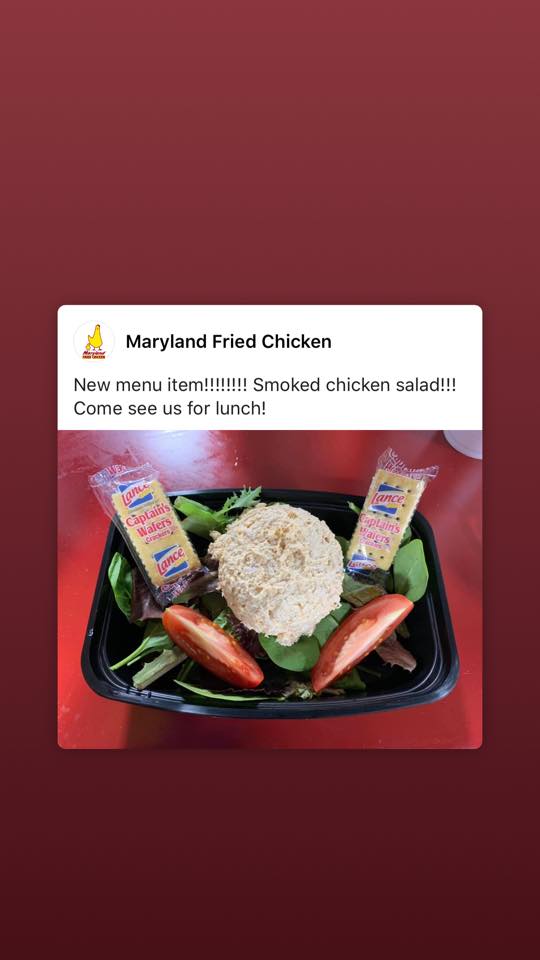 Maryland Fried Chicken Facebook