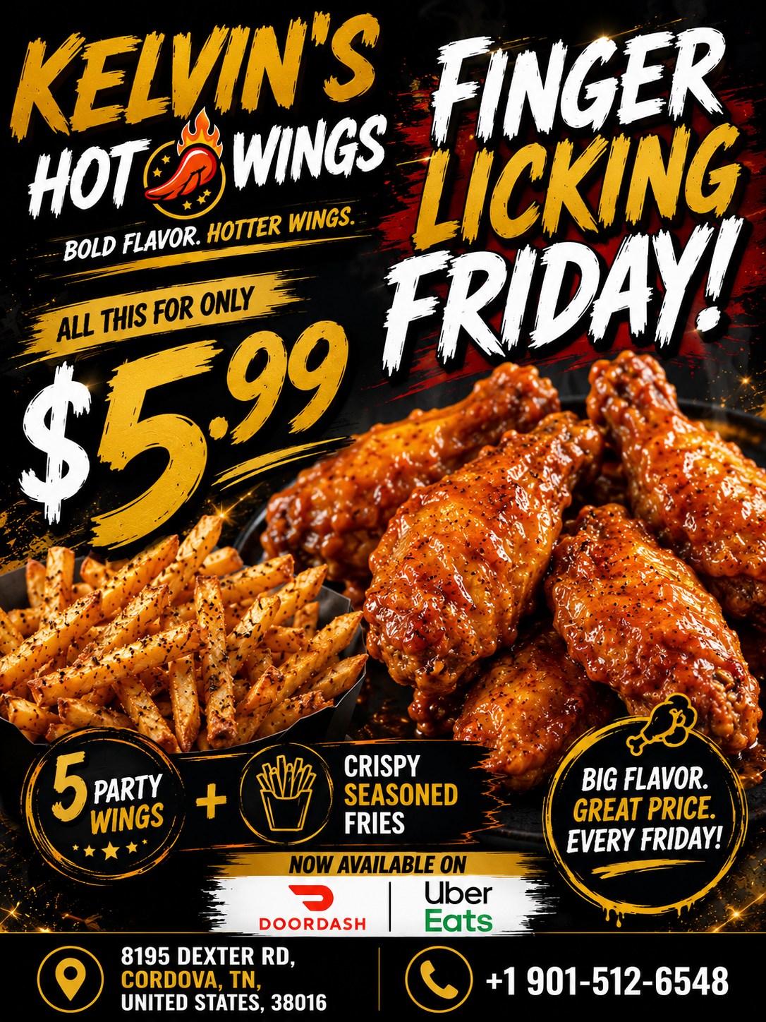 Kelvin's Hot Wings Cordova | Cordova TN