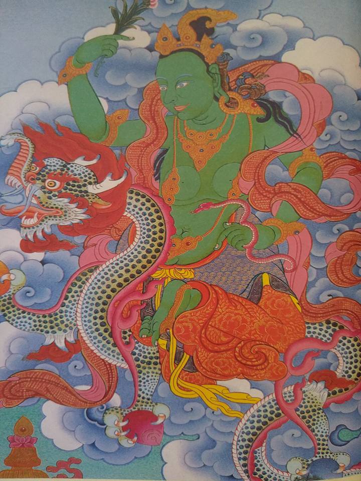 傳意菩提工坊-佛畫藝術 - 唐卡欣賞~ 祥壽五佛母 祥壽五佛母為蓮師五智慧空行母，密勒日巴祖師的五位秘密空行母。...